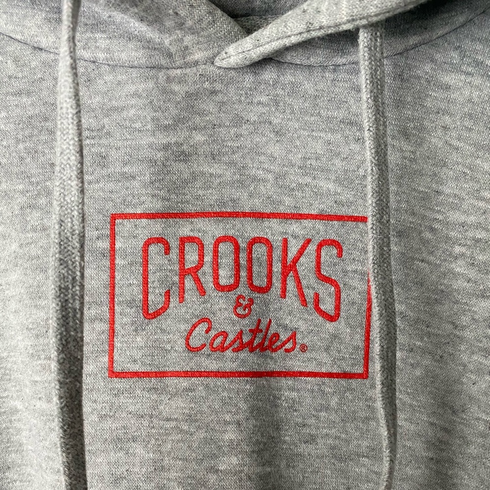 Grey Crooks & Castles hoodie
